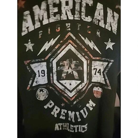 Affliction American Fighter Thermal Shirt NWT Medium NWT Excellent A102 Nice - Picture 6 of 6